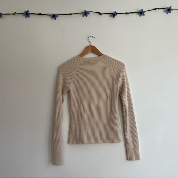 Babaton Cream Ribbed Sweater - Picture 5 of 8